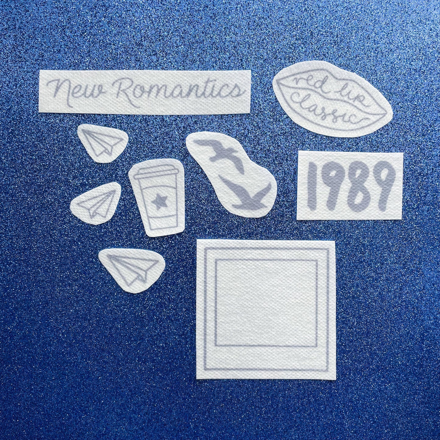 1989 TV Inspired Embroidery Stick and Stitch Stickers