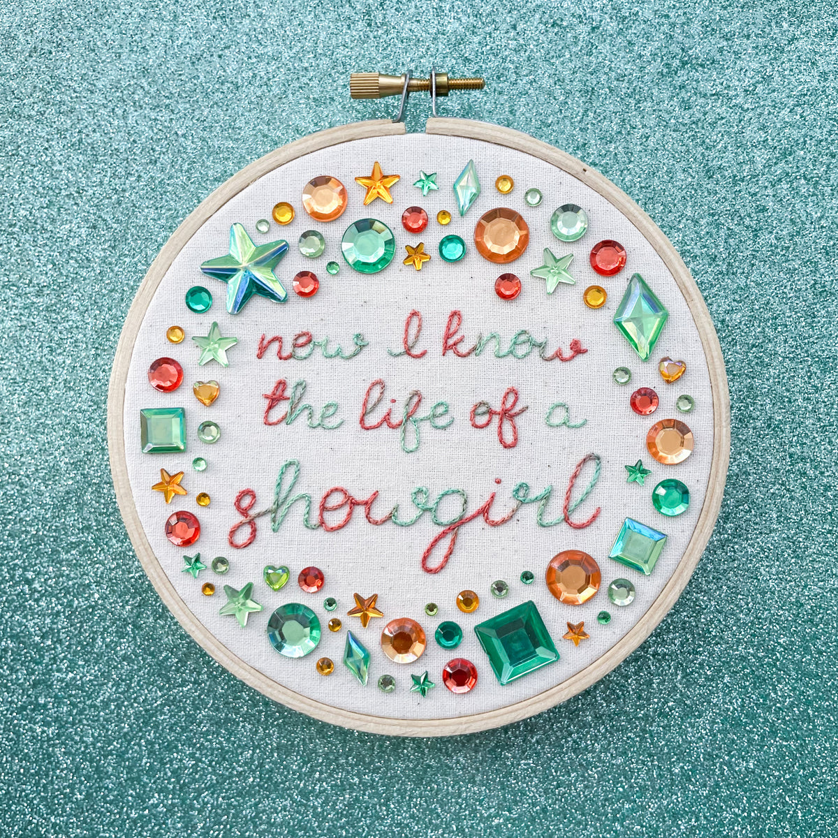 TS The Life of a Showgirl 5 Inch Embroidery Hoop