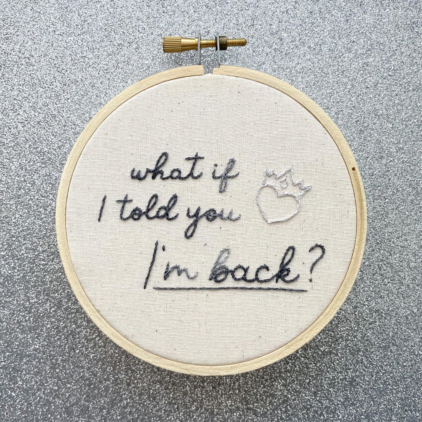 TTPD The Alchemy Inspired 4 Inch Embroidery Hoop