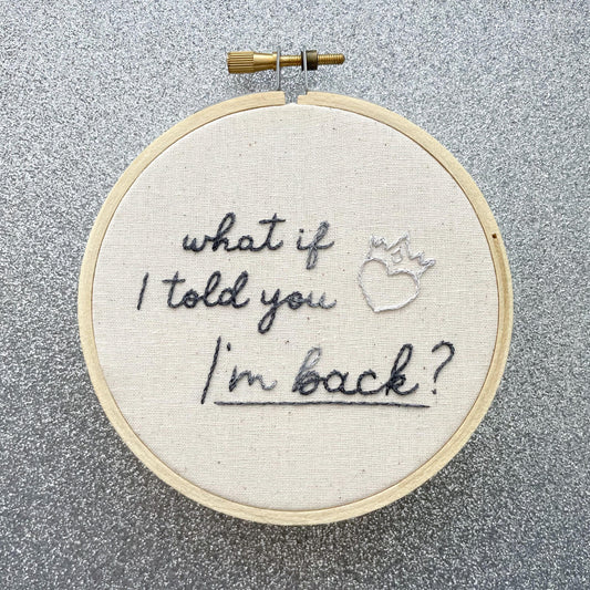 TTPD The Alchemy Inspired 4 Inch Embroidery Hoop